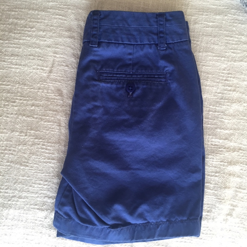 Blue J. Crew Chino Shorts